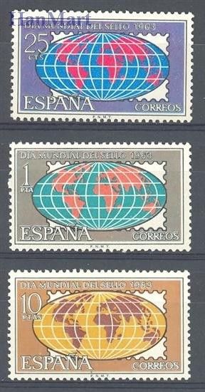 Znaczek Hiszpania 1963 Mi 1396-1398 Czyste **