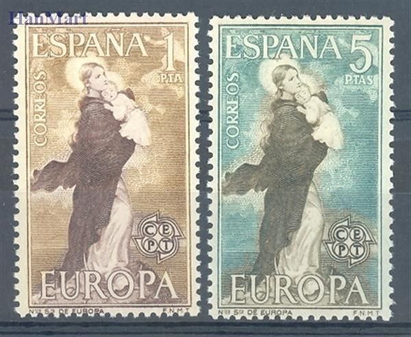 Znaczek Hiszpania 1963 Mi 1411-1412 Czyste **