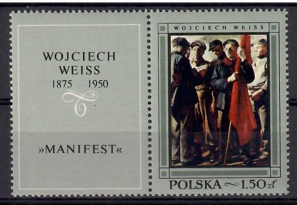 Znaczek Polska 1968 Mi zf 1868 Fi 1721 Czyste **