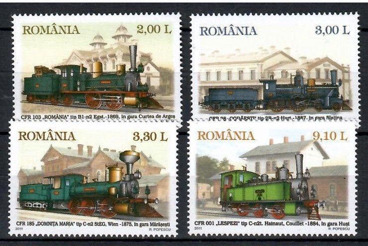 Znaczek Rumunia 2011 Mi 6551-6554 Czyste **