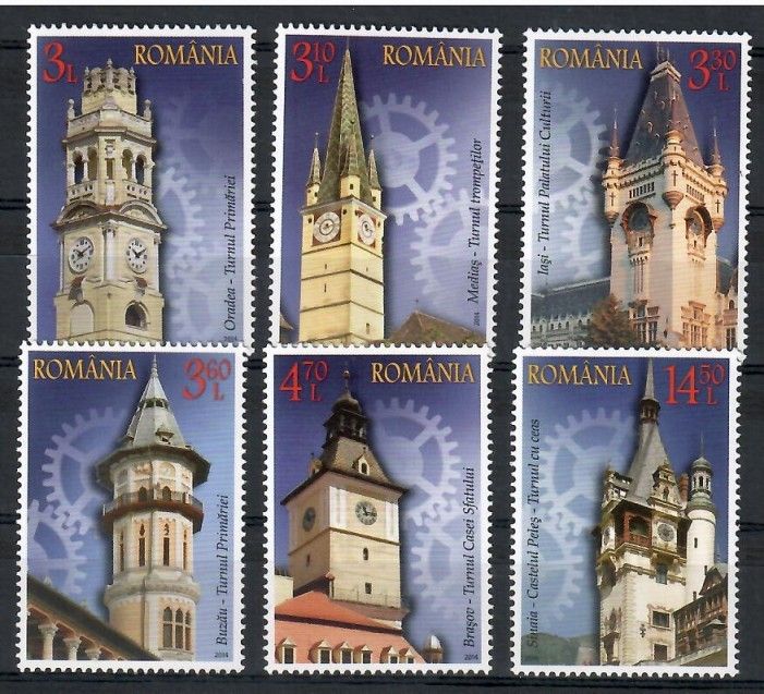 Znaczek Rumunia 2014 Mi 6874-6879 Czyste **