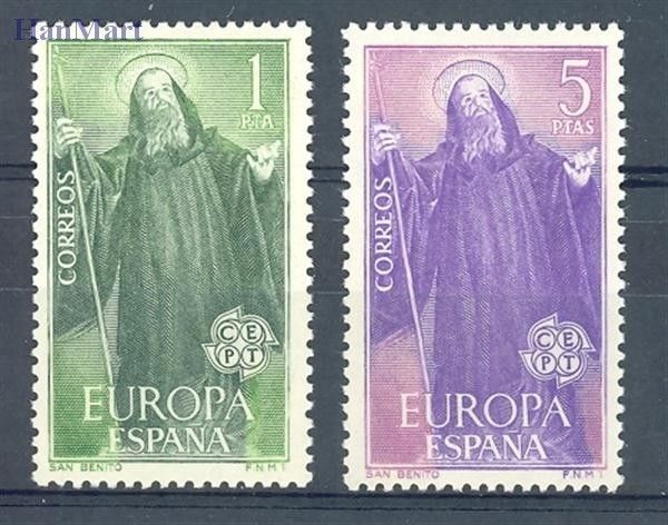 Znaczek Hiszpania 1965 Mi 1565-1566 Czyste **