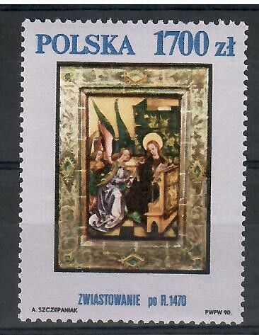 Znaczek Polska 1991 Mi 3310 Fi 3162 Czyste **