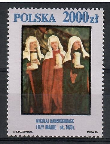 Znaczek Polska 1991 Mi 3311 Fi 3163 Czyste **