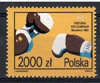 Znaczek Polska 1992 Mi 3389 Fi 3241 Czyste **