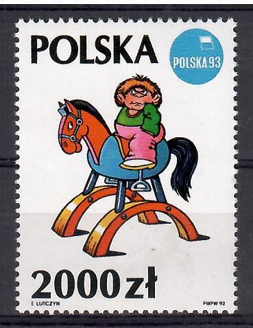 Znaczek Polska 1992 Mi 3410 Fi 3262 Czyste **