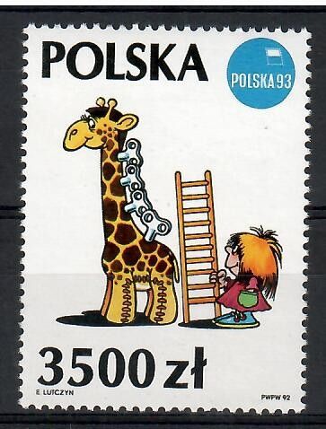 Znaczek Polska 1992 Mi 3412 Fi 3264 Czyste **