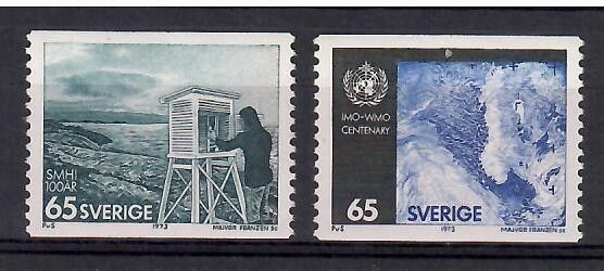 Znaczek Szwecja 1973 Mi 806-807 Czyste **
