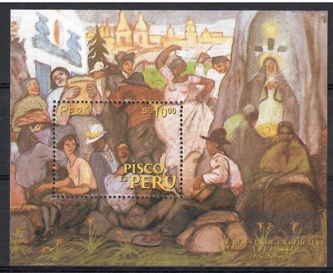 Znaczek Peru 2002 Mi bl 18 Czyste **