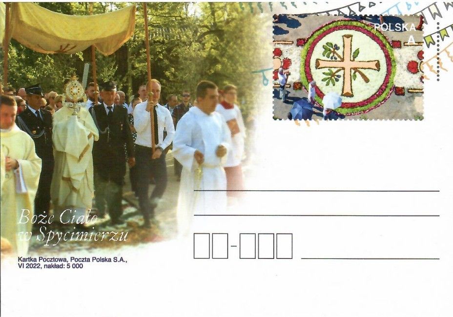Znaczek Polska 2022 Fi Cp 1961 FDC
