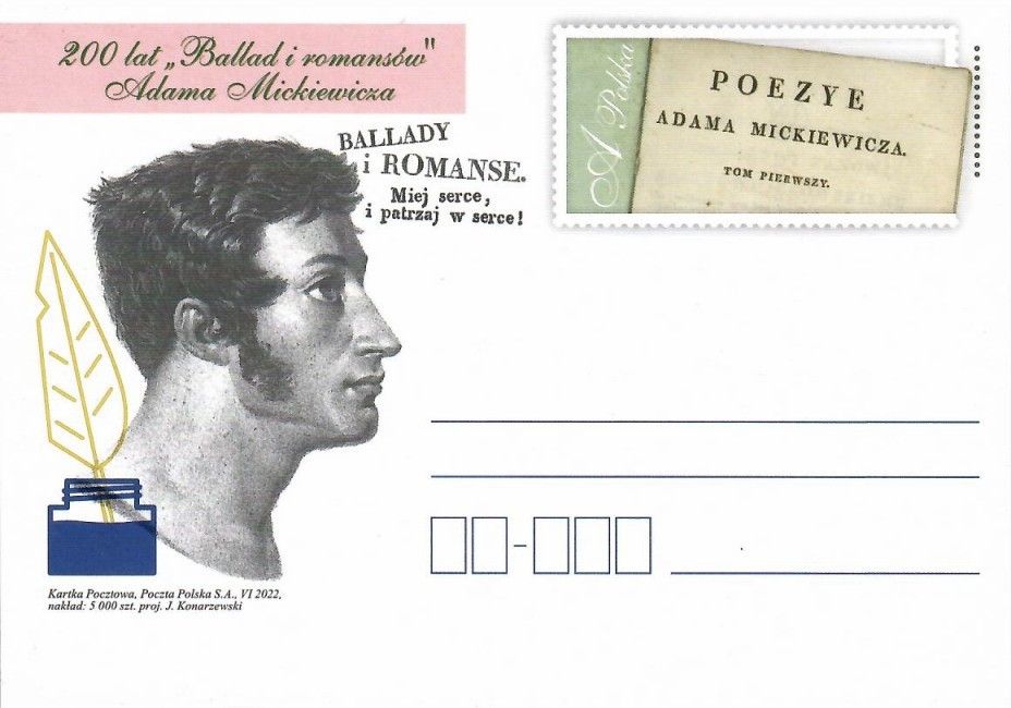 Znaczek Polska 2022 Fi Cp 1965 Całostka pocztowa