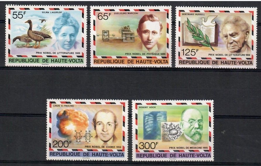 Znaczek Górna Wolta 1977 Mi 684-688 Czyste **