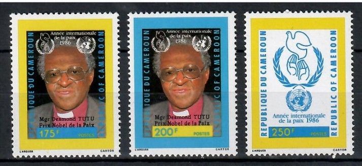 Znaczek Kamerun 1986 Mi 1135-1137 Czyste **