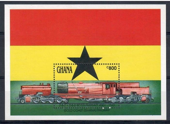 Znaczek Ghana 1992 Mi bl 191 Czyste **