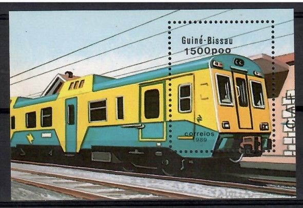 Znaczek Gwinea Bissau 1989 Mi bl 276 Czyste **