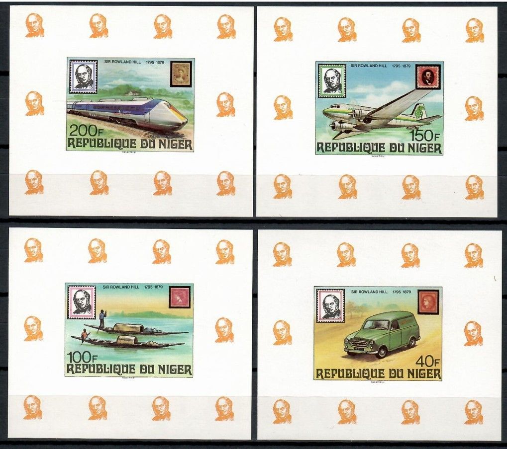 Znaczek Niger 1979 Mi lx 662-665B Czyste **