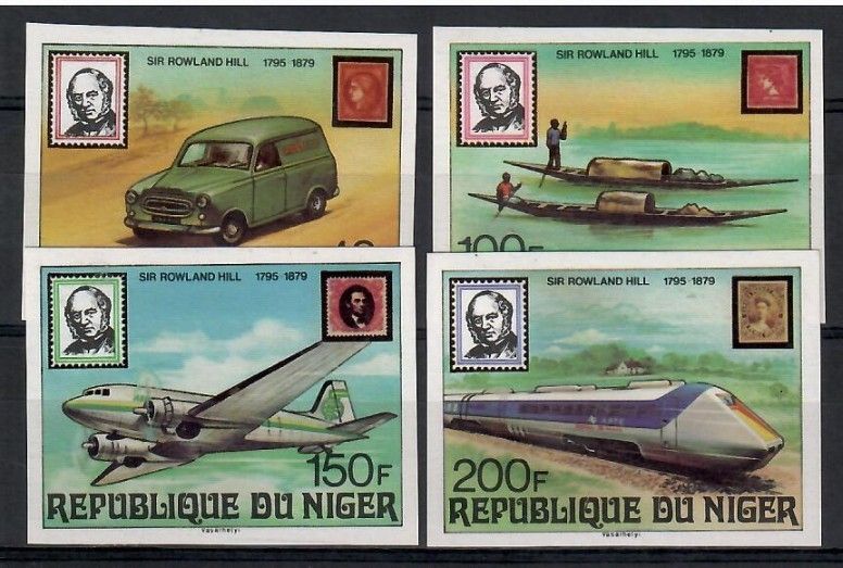 Znaczek Niger 1979 Mi 662-665B Czyste **