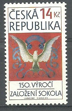 Znaczek Czechy 2012 Mi 710 Czyste **