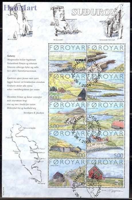 Znaczek Wyspy Owcze 2004 Stemplowane