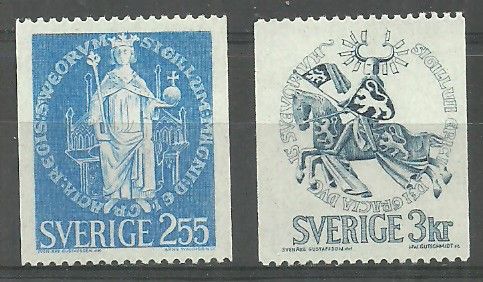 Znaczek Szwecja 1970 Mi 672-673y Czyste **