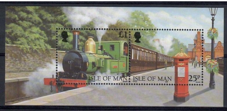 Znaczek Wyspa Man 1998 Mi bl 33 Czyste **