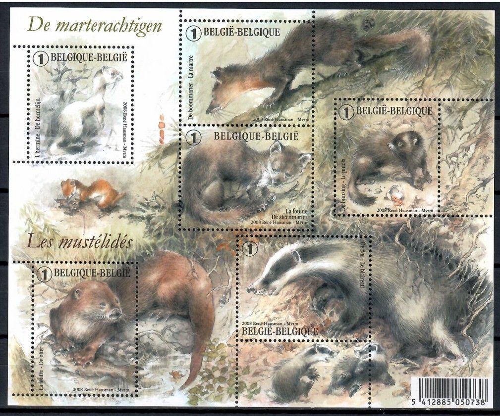 Znaczek Belgia 2008 Mi bl 136 Czyste **