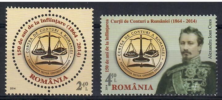 Znaczek Rumunia 2014 Mi 6821-6822 Czyste **