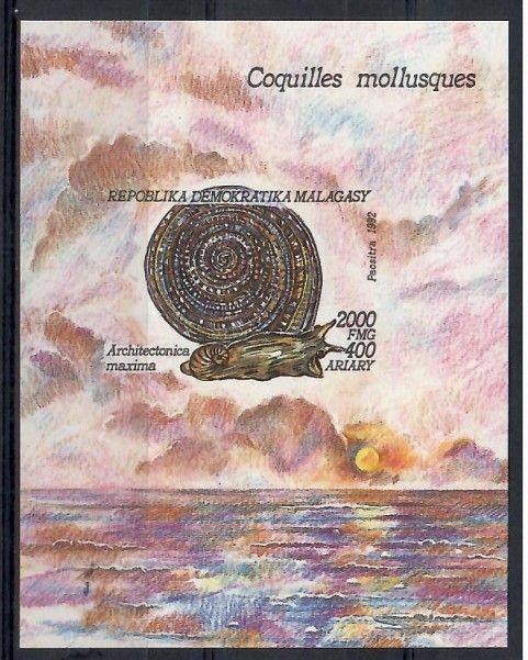 Znaczek Madagaskar 1993 Mi bl 208 Czyste **