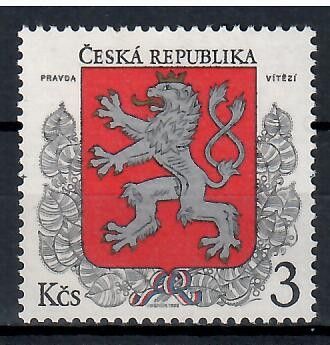 Znaczek Czechy 1993 Mi 1 Czyste **