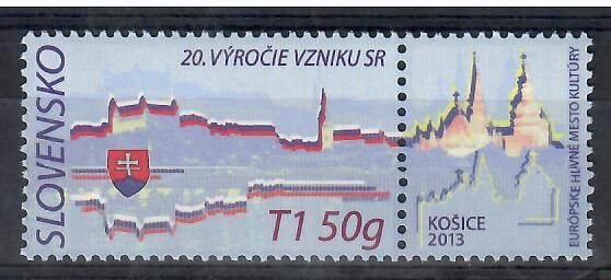 Znaczek Słowacja 2013 Mi zf 699 Czyste **