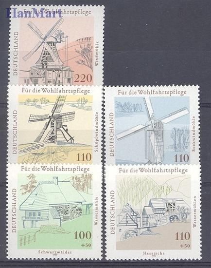Znaczek Niemcy 1997 Mi 1948-1952 Czyste **