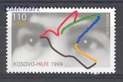 Znaczek Niemcy 1998 Mi 2026 Czyste **