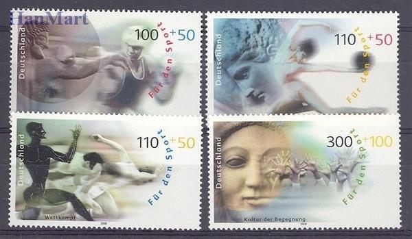 Znaczek Niemcy 2000 Mi 2094-2097 Czyste **