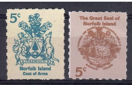 Znaczek Norfolk 1997 Mi 625-626 Czyste **