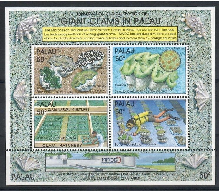 Znaczek Palau 1991 Mi bl 11 Czyste **