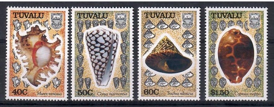 Znaczek Tuvalu 1991 Mi 583-586 Czyste **
