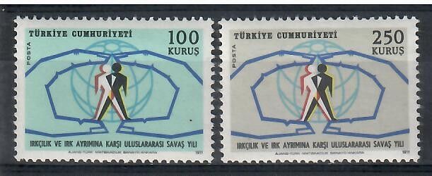 Znaczek Turcja 1971 Mi 2207-2208 Czyste **