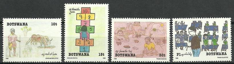 Znaczek Botswana 1989 Mi 459-462 Czyste **