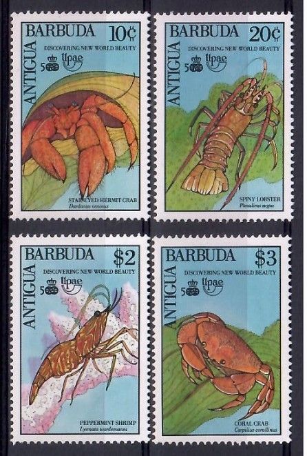 Znaczek Antigua i Barbuda 1990 Mi 1320-1321+1325-1326 Czyste **