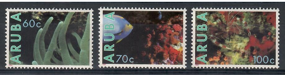 Znaczek Aruba 1990 Mi 73-75 Czyste **