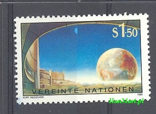 Znaczek Narody Zjednoczone Wiedeń 1990 Mi 99 Czyste **