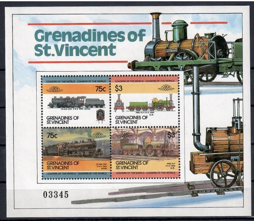 Znaczek Grenadines of St Vincent 1985 Mi bl 10 Czyste **