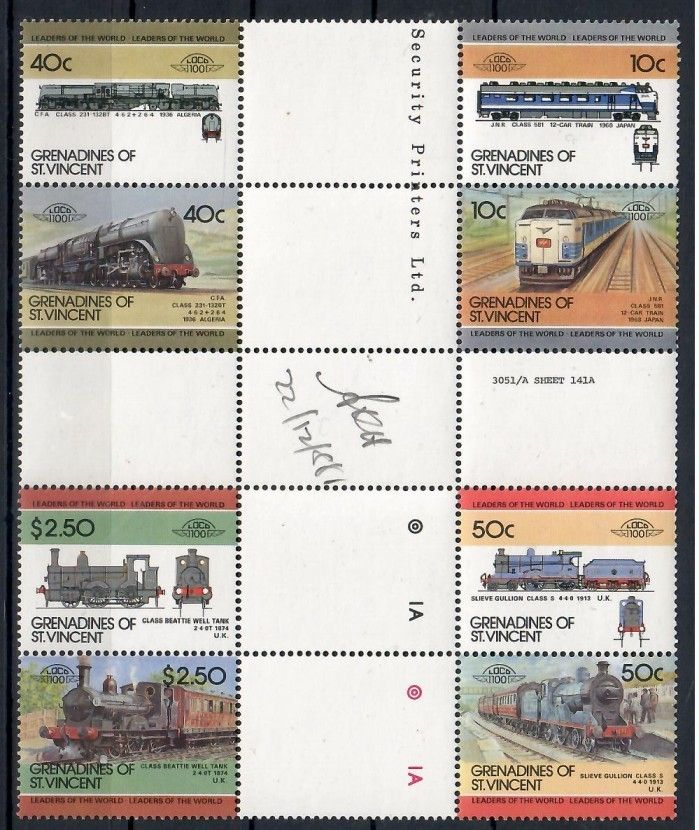 Znaczek Grenadines of St Vincent 1985 Mi 401-408 Czyste **