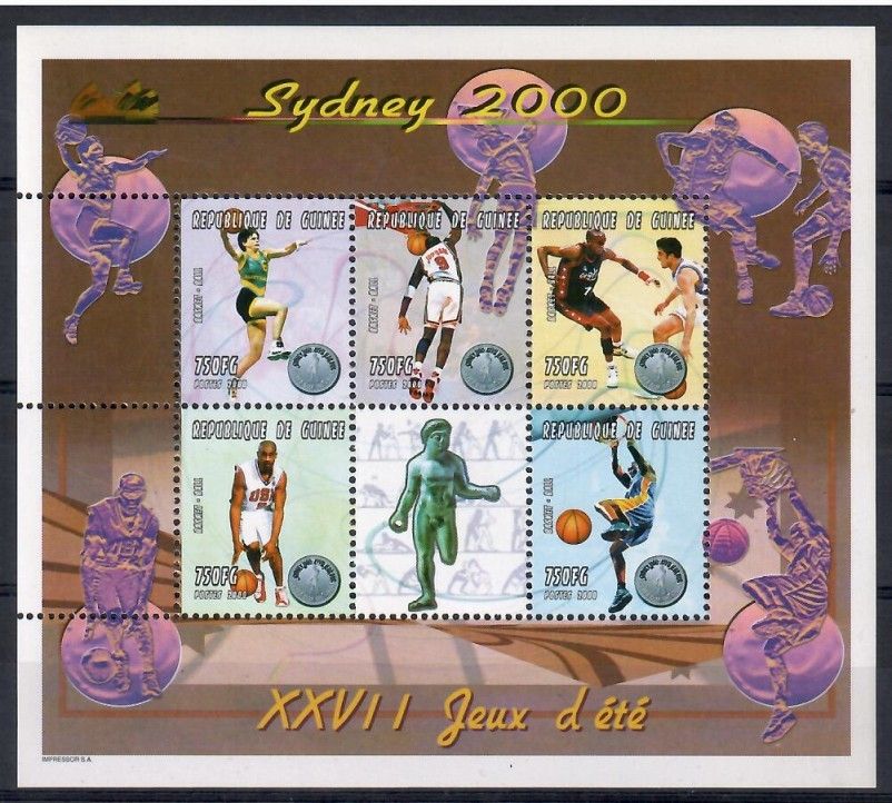Znaczek Gwinea 2000 Mi ark 2834-2838 Czyste **
