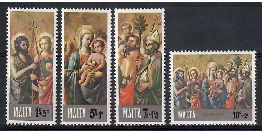 Znaczek Malta 1976 Mi 538-541 Czyste **