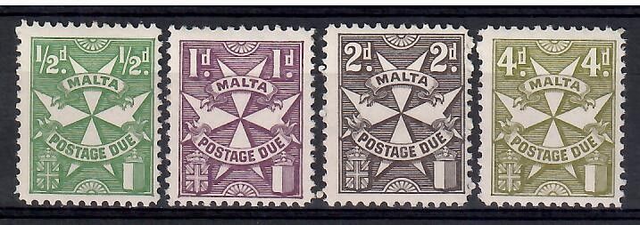 Znaczek Malta 1967 Mi por 28-34Ax Czyste **
