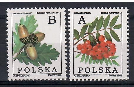 Polska 1995 Mi 3549-3550y Fi 3401-3402y Czyste **