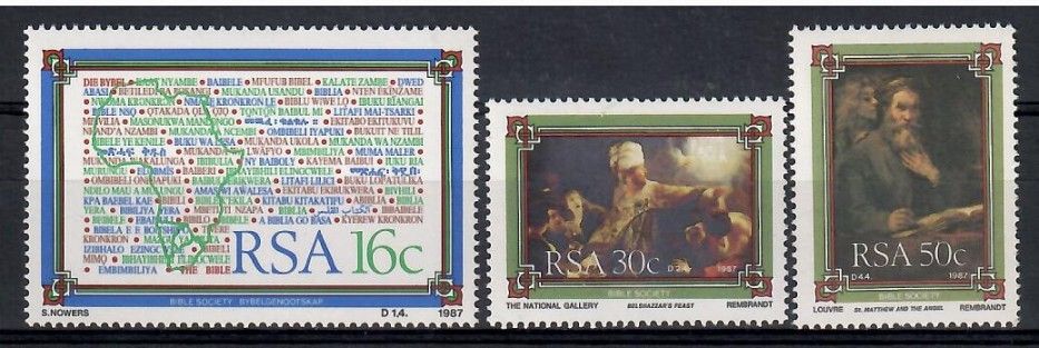 Znaczek Republika Południowej Afryki 1987 Mi 716-718 Czyste **