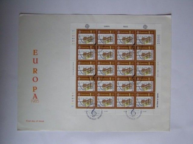 Znaczek Guernsey 1985 Mi 322-323 FDC