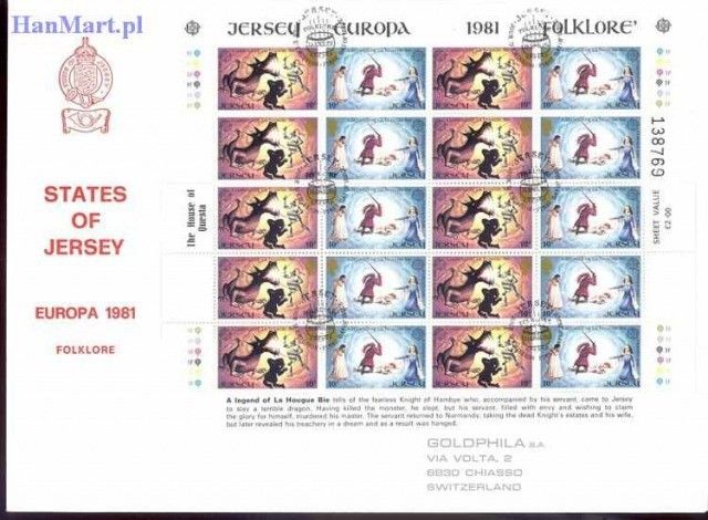 Znaczek Jersey 1981 Mi 253-256 FDC